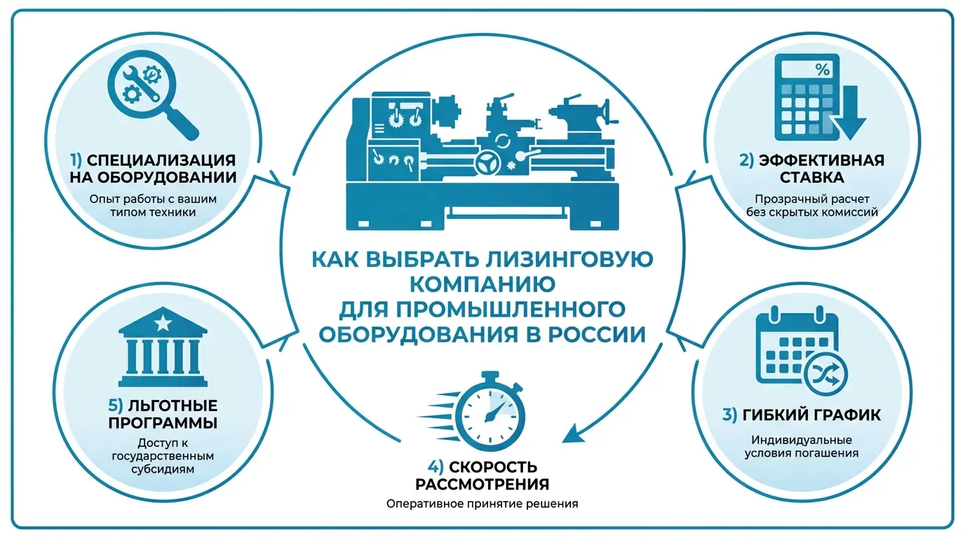 Как выбрать лизинговую компанию для покупки токарного станка — критерии выбора, сравнение условий